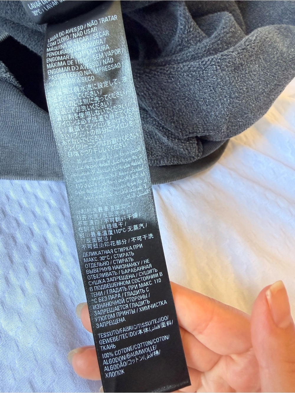 Balenciaga College 1917 Hoodie Washed Black Size 2 Fits XL✨ - Picture 14 of 16